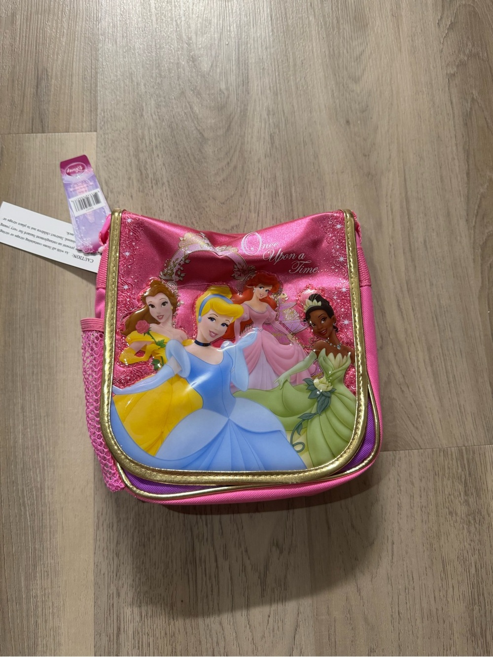 Disney Princess Lunch Bag with gold list